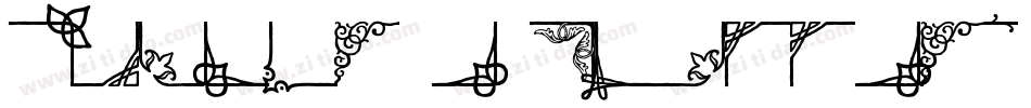 Frames n Riboons字体转换